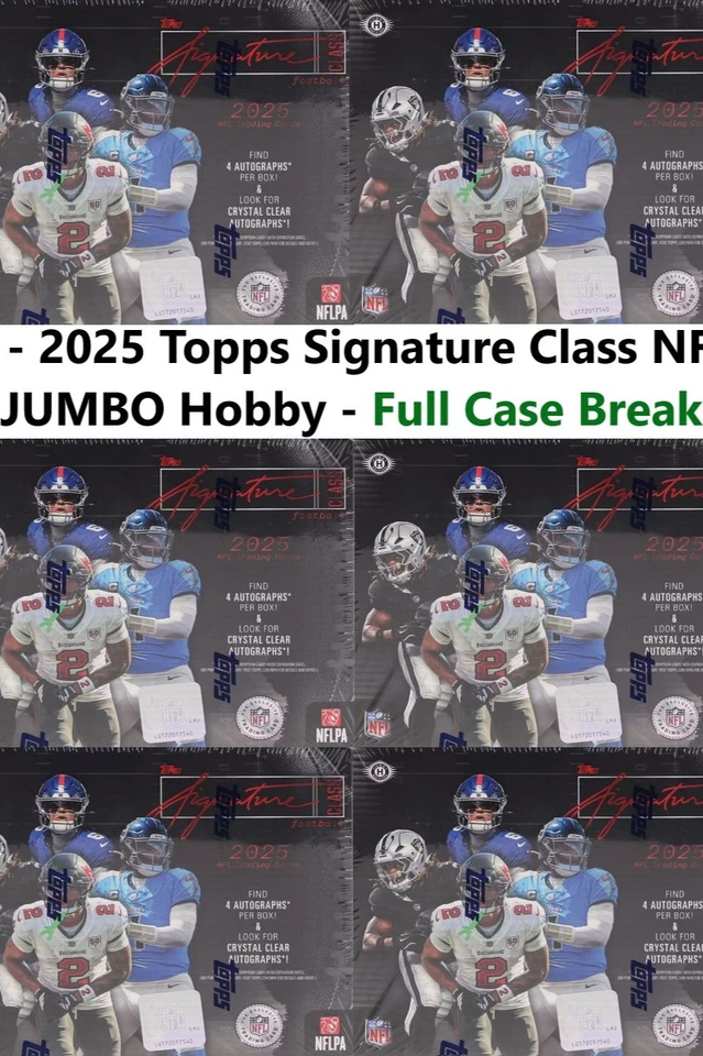 Break #443 Topps JUMBO Signature Class 2025 Hobby Box Case