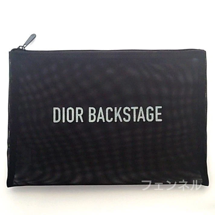 Pochette Dior Backstage Regular Nouveauté Légère Maille Noir Grande Capaci