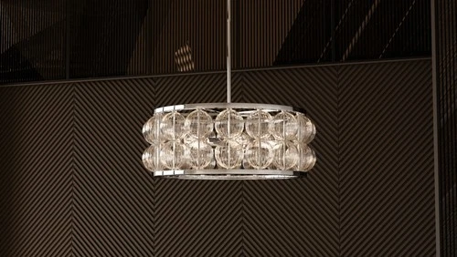 Quoizel TRK2823 Terrarock 5 Light 23"W Pendant - Black - Picture 4 of 11