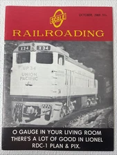 O Scale Railroading Magazine October 1969 Model Trains Model Railroad