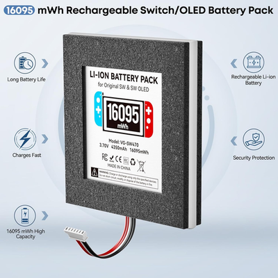 Kosker Switch 1 Battery Replacement Kit Compatible with Nintendo