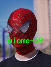 3D Tobey Maguire Spider-Man Mask Handmade Movie Replica Screen Printed Ver. Gift