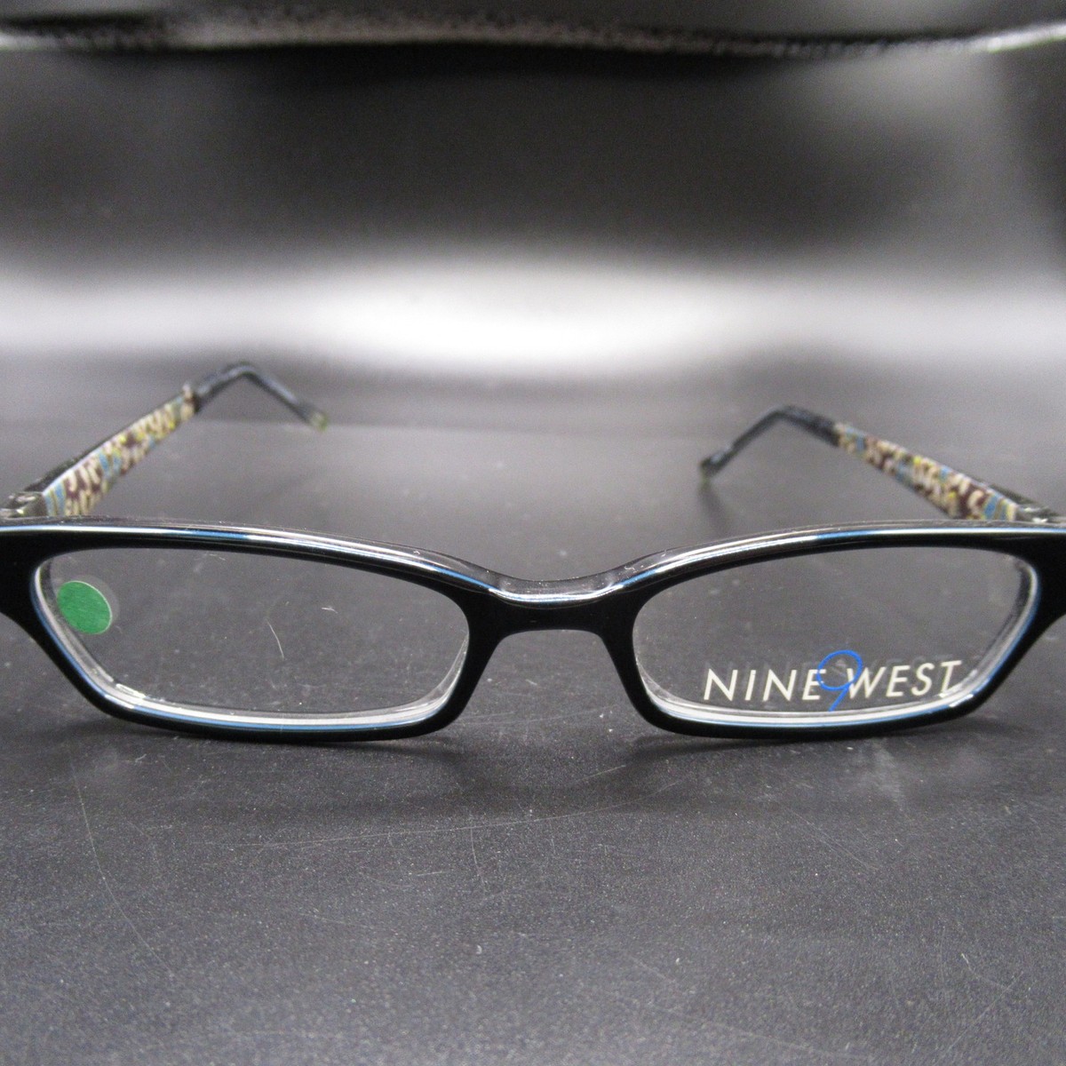 Nine West Edgy Women's Eyeglass Frames Black Blue Multicolor