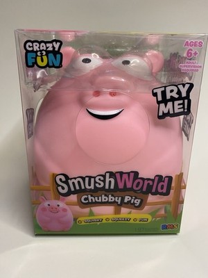 Viral SmushWorld Chubby Pig Squish Toy, Stess Toy, Squish Pig