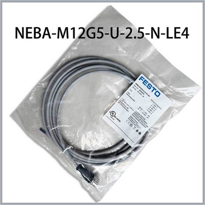 Festo New In Box Connection cable NEBA-M12G5-U-2.5-N-LE4 8078239 PLC module