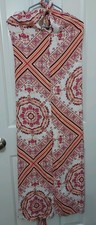 Forever 21 Women's Strapless Geometric Paisley Print Maxi Dress Size XS NWOT