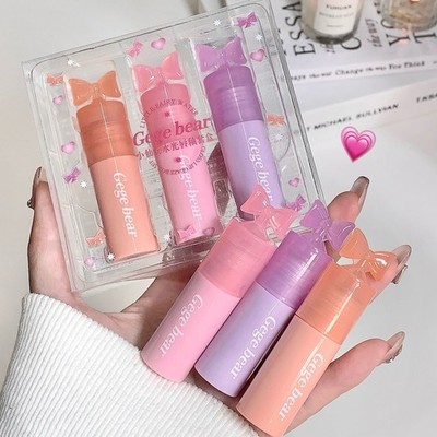 Gege Bear Addict Long Lasting Lip Plumper Gloss Lipstick Set 2.5g ea ~US SELLER