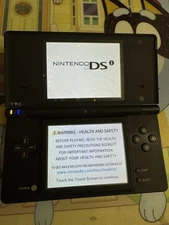 Nintendo DSi Black Used Working Tested Comes With Nerf Case