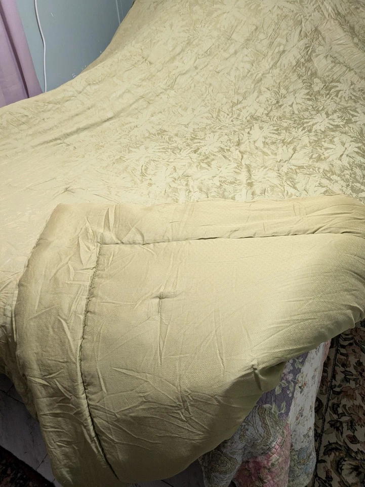 Tommy Bahama King Size 107 X 95 Green Cotton Sateen Palm Tree Print Comforter - Image 3 of 4