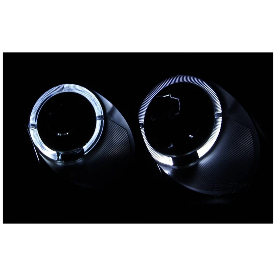 Faro izquierdo y derecho carcasa negra Anzo 121357 para Volkswagen Passat 2001-2005 Foto 3 de 3