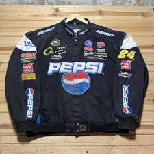 Vintage Nascar Jeff Gordon Dupont Pepsi Chase JH Design Racing Jacket Size 4XL