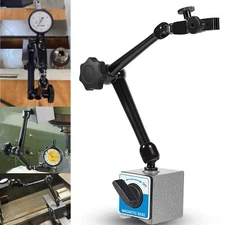 DG61003 Regular Duty Dial Gage Holder Mag Base w/Metal Fine Adjust Fits for Noga