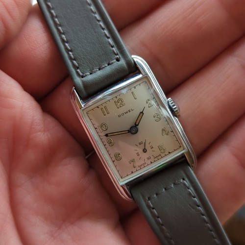 1940s Dowel Square Military Style Tank Watch New Old Stock For Servicing (CQ11) - Picture 3 of 11