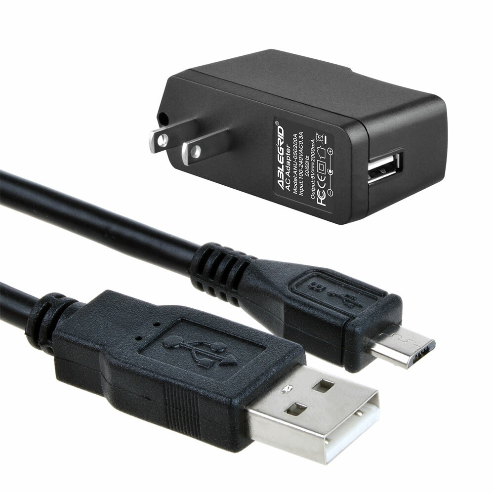 AC Adapter + Micro USB Cord For 8" Samsung CE0168 Galaxy Tab WiFi