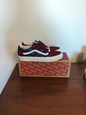 New Vans Old Skool Tie Print Mix Sneakers  Classic Men Size 7 Women's 8.5