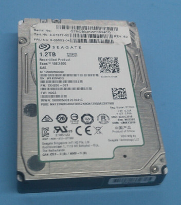 Seagate Exos 10E2400 1.2TB 2.5'' SAS 10000RPM Hard Drive ST1200MM0009 1XH200-003