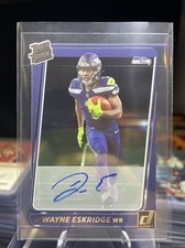 2021 Panini Clearly Donruss #76 Dwayne Eskridge Rated Rookie Auto Seahawks
