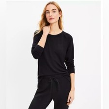 Lou Grey Black Signaturesoft Sweatshirt Size XS New With Tag