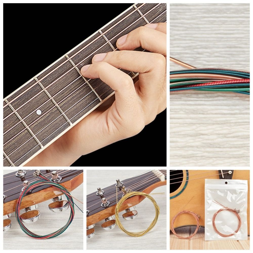Colored Metal Strings The Guitar In Vibrant Modern Contemporary Urban