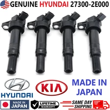 OEM HYUNDAI x4 Ignition Coils For 2012-2020 Hyundai & Kia 1.8L 2.0L, 27300-2E000