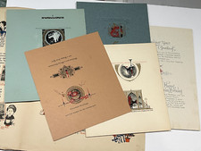 VINTAGE 1920s CRAFTACRES GREETING CARD SAMPLES SALESMAN CHRISTMAS