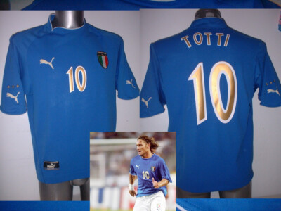 Italy Adult Medium Totti 20 Puma Shirt Jersey Football Soccer Itralia Roma  2003 UK