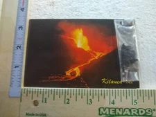 Postcard Lava Flows Kilauea Iki Volcano Hawaii USA