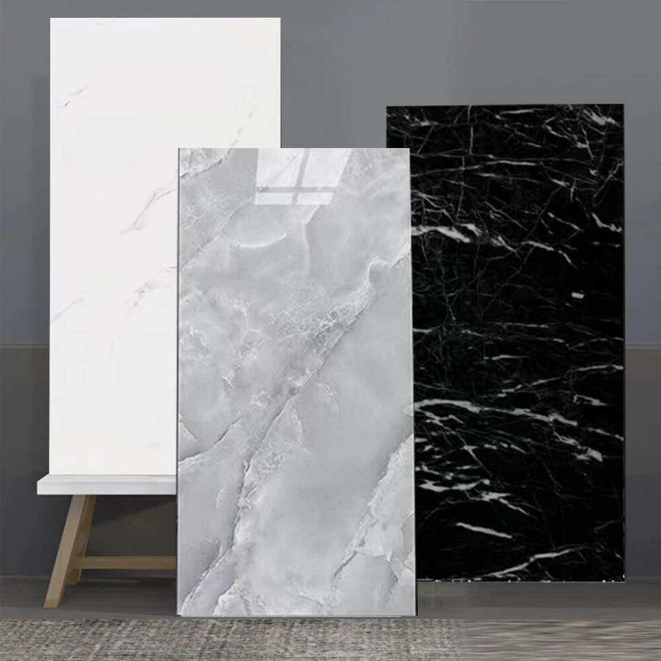 72x Self-Adhesive Marble Tiles Wall Sticker Stick On Kitchen Bathroom Home Decor - Image 3 of 4