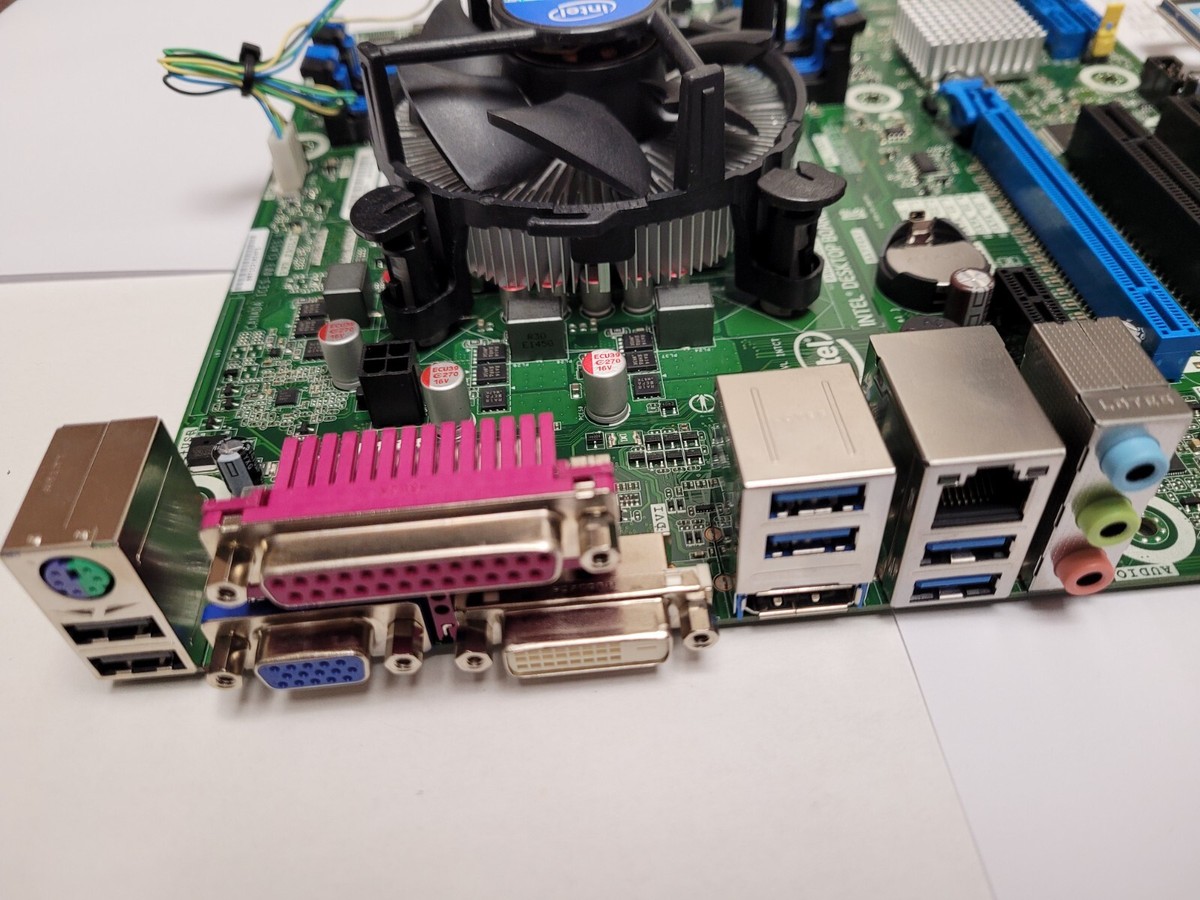INTEL DQ87PG WITH PENTIUM G3220T CPU MOTHERBOARD