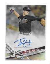 Jason Hursh 2017 Topps Chrome  RA-JHU Refractor On Card Autograph Rookie /499