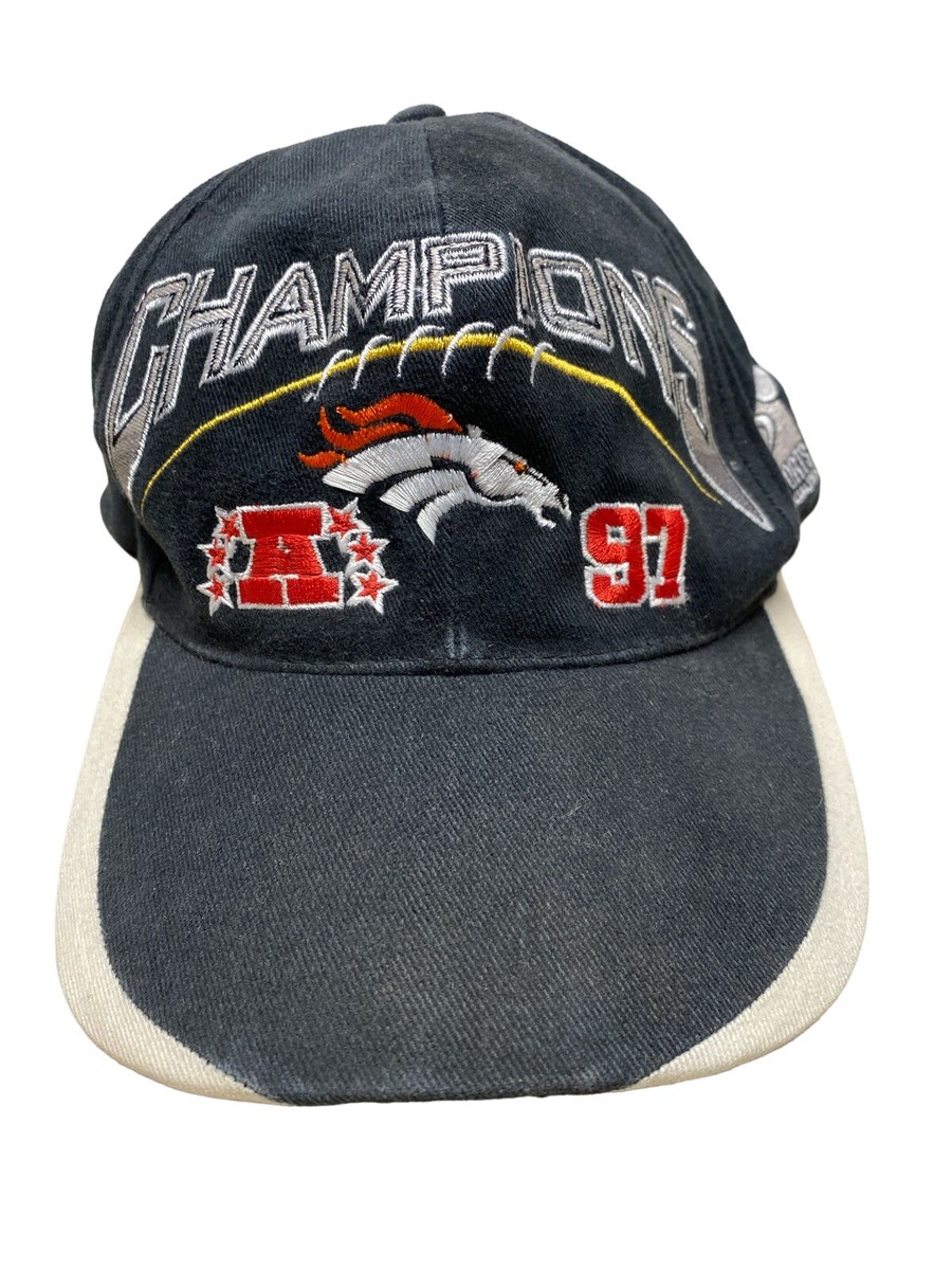 ★【超希少】NFL 1997年プロボウル記念キャップ Vtg Denver Broncos 1997 AFC Champion Sports Specialties Hat Black