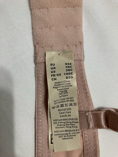 Hop Lun Executive Bras Evening Blush 38C - Picture 3 of 3
