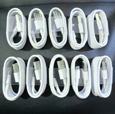 10 Pack Fast Charger Cable Cord For iPhone 5 6 7 8 X XS 11 12 13 14 Pro Max