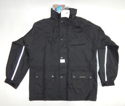 TUCANO URBANO POLYESTER WATER PROOF JACKET BLACK MOD. GIACCA DILUVIO 2000 537-N5