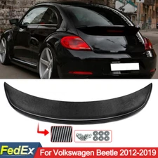 For VW Beetle 2012-2019 Rear Roof Spoiler Wing Lip Factory Style Carbon Look ABS