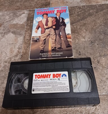 1995 Vintage Tommy Boy Movie VHS Tape Chris Farley David Spade Tested 