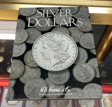 Silver Dollars Collection Plain Folder HE Harris 2665 Album Free Shipping Deal