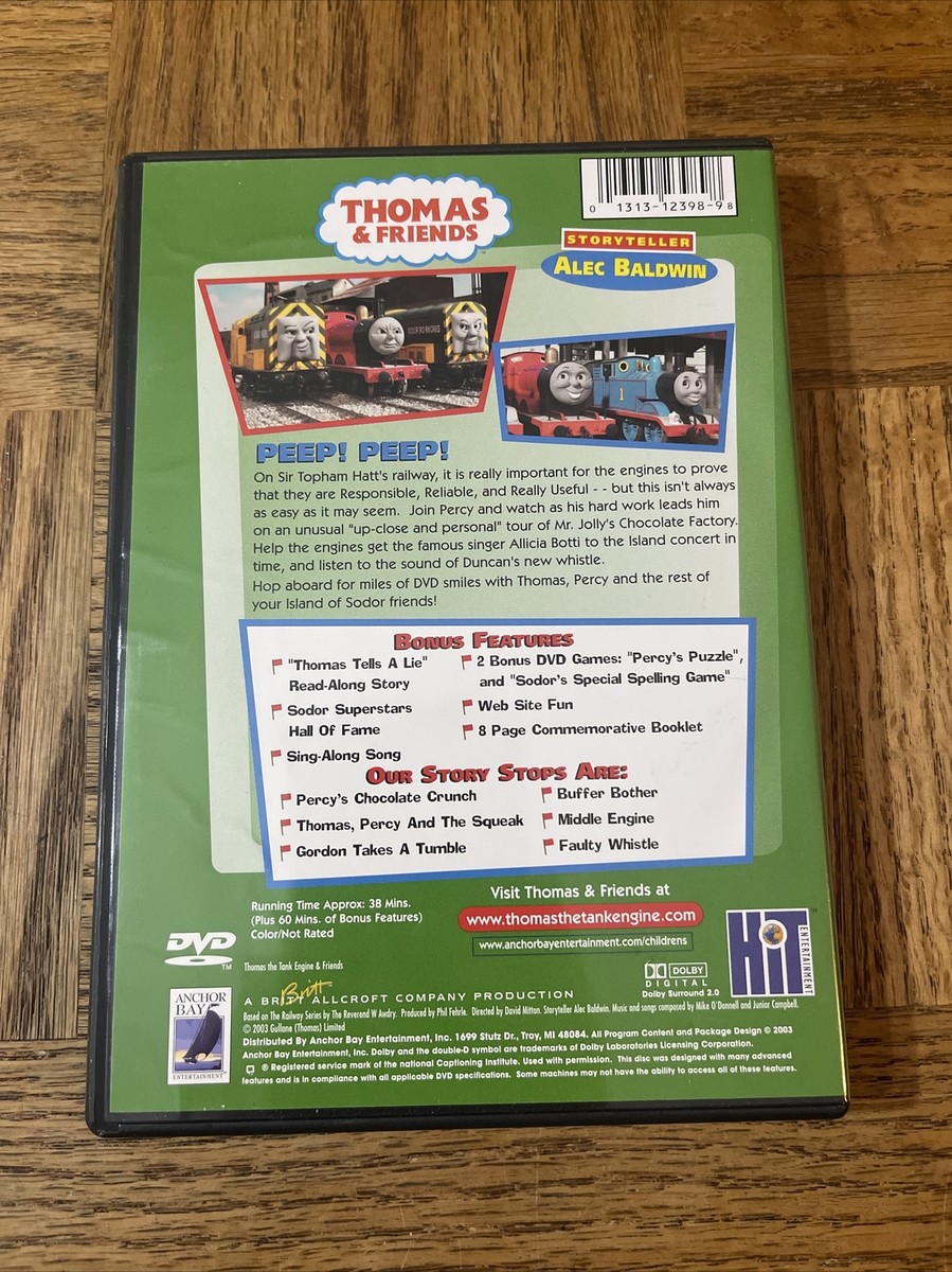 Thomas And Friends Percy's Chocolate Crunch DVD 13131239898| eBay