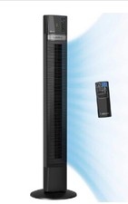 Lasko T48301 48″ Tower Fan with Remote Control - Black u0026 Silver for sale  online | eBay