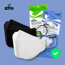 BOTN 10 Pack KF94 Protective Face Mask Adult KFDA Approved *Made in Korea