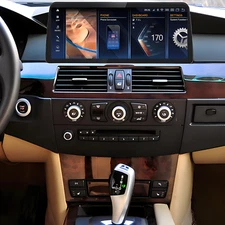 For BMW 5 Series E60 E61 E62 Car Multimedia Android GPS 12.3''WIFI BT 8+128G CIC