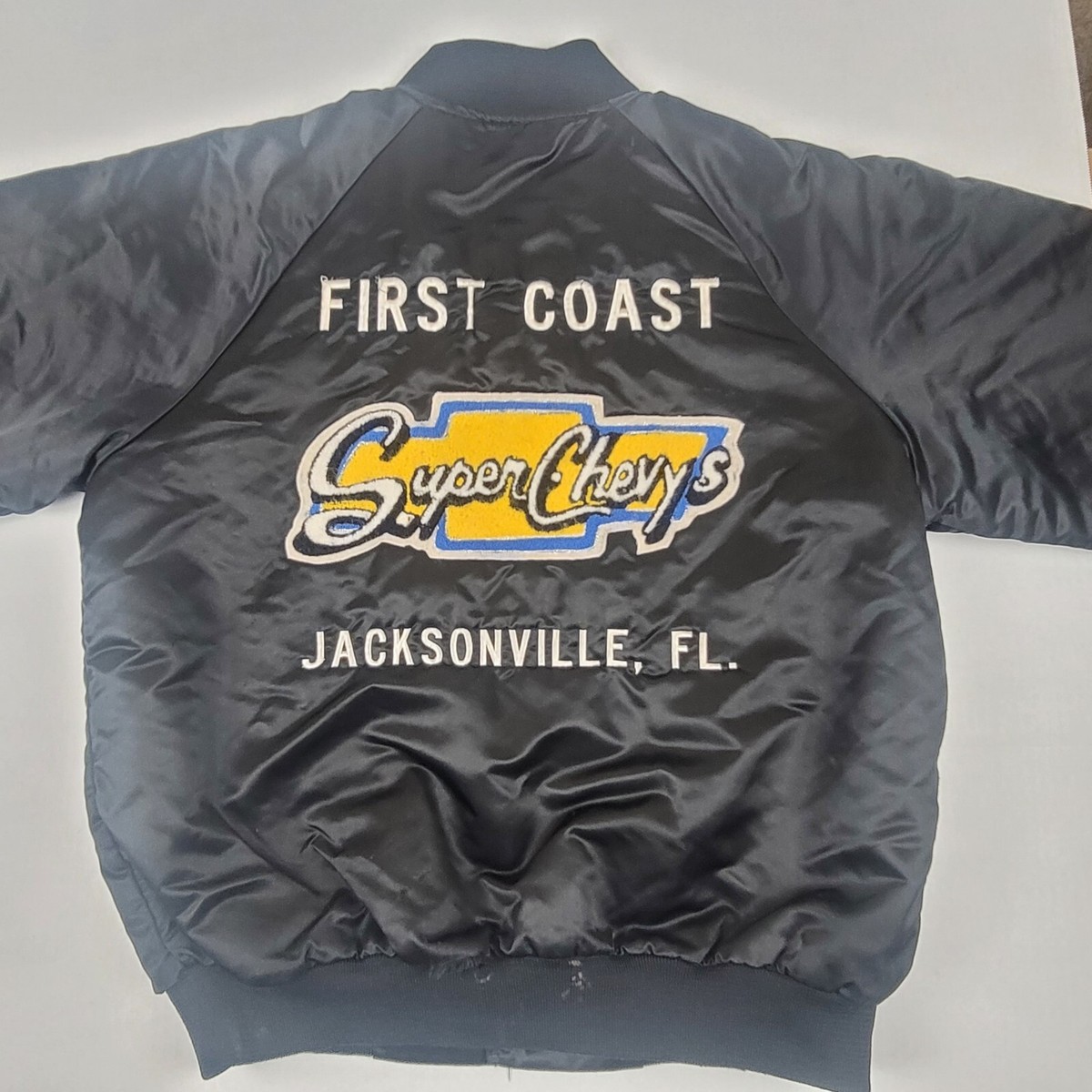 Vintage Hartwell Chevrolet Bomber Jacket Mens Large Black Vintage Hartwell Chevrolet Bomber Jacket Mens Large Black
