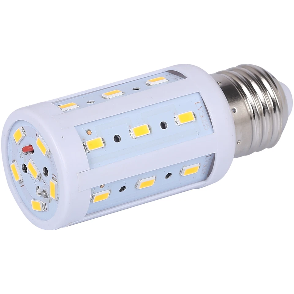 6-Pack 40W Equivalent LED Bulb 24-Chip Corn Light E26 550lm 5W Soft Warm 3000K - Image 2 of 4