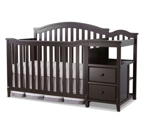 cot bed with changing table