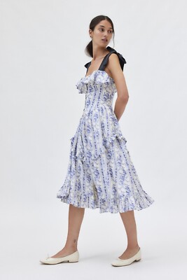 knee length dresses for ladies Blue Denim Button Front Maxi Dress - All Dresses main image 1