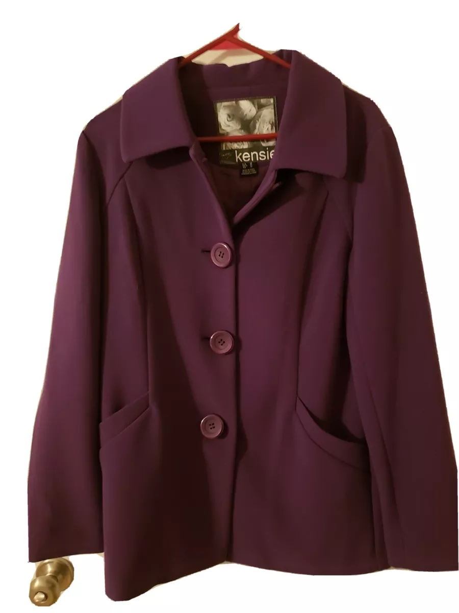 Kensie peplum best sale coat