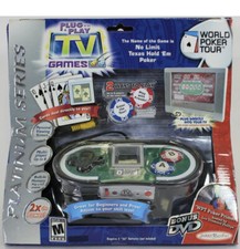 WORLD POKER SERIES TOUR Plug Play TV Game No limit Texas Hold Em Jakks NEW