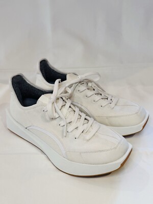 Allbirds Men's Riser White Cream Beige Lace-Up Running Sneaker Shoes Size 10