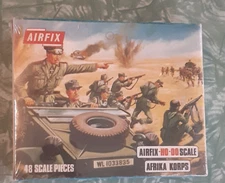 AIRFIX HO scale S11 Afrika korps 100% complete set graded  custom blue box READ
