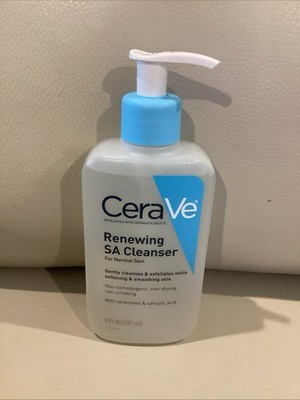 CeraVe Renewing  Salicylic Acid Cleanser  8 Ounce  Exfoliating Face Wash